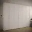 Moderne kledingkast met twee kledingstangen Beskiden 19, kleur: wit - Afmetingen: 236,5 x 100 x 47 cm (H x B x D)