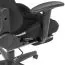 Gaming bureaustoel Apolo 110, kleur: zwart, met hoge rugleuning & uitschuifbare voetsteun
