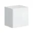 Valand 09 woonkamer wandmeubel, kleur: wit / zwart - Afmetingen: 170 x 280 x 40 cm (H x B x D), met drie bovenkasten