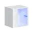Licht wandmeubel Volleberg 91, kleur: eiken Wotan / wit - Afmetingen: 150 x 280 x 40 cm (H x B x D), met voldoende opbergruimte