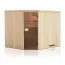 prefab elementen sauna Tirari 68 mm met dakrand - buitenafmetingen (B x D x H): 194 x 144 x 199 cm