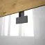 Jugendzimmer - Schreibtisch mit Schrankanbau Garian 11, Farbe: Eiche / Weiß / Grau - Abmessungen: 152 x 151x 50 cm (H x B x T)