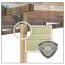 Enkele carport Classic 1 met PVC dak Variant A, kleur: natuur- transparant KDI