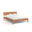 Tweepersoonsbed Kapiti 04 geolied massief kernbeuken - ligvlak: 200 x 200 cm (b x l)
