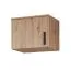 Hoekkast - Set C Fafe / 4-delig / kleur: Artisan eiken / zwart / veel opbergruimte / soft-close functie / kledingkast
