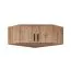 Hoekkledingkast- Set D Fafe / 6-delig / kleur: Artisan eiken / zwart / veel opbergruimte / soft-close functie / hoekkast