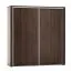 Schuifdeurkast / kleerkast Aitape 18, kleur: donker Sonoma eiken - afmetingen: 188 x 160 x 60 cm (H x B x D)