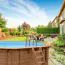 Ovaal zwembad / pool Sunnydream 06, 6,40 x 4,00 meter, inclusief premium filtersysteem, filtermedium, zwembadtrap, zwembadfolie, vloer en wandvlies, roestvast stalen hoekverbindingen