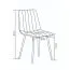 Stoel Maridi 278, kleur: beige - Afmetingen: 88 x 44 x 46 cm (H x B x D)