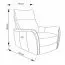 Relax stoel Luanda 82, Kleur: Grijs - afmetingen: 105 x 76 x 92 cm (H x B x D)