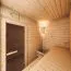 Buiten sauna / saunahuis Tihama 40mm, kleur: antraciet / wit - buitenafmetingen (B x D): 254 x 204 cm
