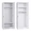 Bureau met kastuitbreiding Fafe 18, kleur: Eiken Riviera / Wit - Afmetingen: 195 x 200 x 54 cm (H x B x D)