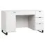 Schreibtisch Chiflero 27, Farbe: Weiß - Abmessungen: 78 x 140 x 67 cm (H x B x T)