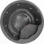 Hottub 01 van thermohout met LED-verlichting, thermo deksel, combinatie massagestralen en warmte-isolatie, kuip: antraciet, binnendiameter: 200 cm