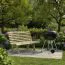 Tuinbank / massief hout / sparrenhout / keteldruk geïmpregneerd / afmetingen: 120 x 73 x 82 cm / stevige houten bank / duurzaam / robuust