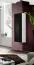 Groot wandmeubel Hompland 41, kleur: zwart / wit - Afmetingen: 170 x 320 x 40 cm (H x B x D), met veel opbergruimte