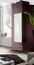 Hangend wandmeubel Hompland 75, kleur: wit / zwart - Afmetingen: 170 x 160 x 40 cm (H x B x D), met twee wandplanken