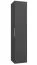 Badezimmer - Hochschrank Ongole 23, Farbe: Graphit – Abmessungen: 160 x 35 x 35 cm (H x B x T)