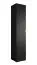 Kledingkast met elegant Karpaten 06-design, kleur: zwart - Afmetingen: 236,5 x 50 x 47 cm (H x B x D)