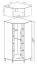 Hoekkast & kastopbouw / uitbreiding met veel opbergruimte Gondomar 06, kleur: eiken Artisan - afmetingen: 240 x 92 x 92 cm (H x B x D), met 2 kledingstangen en 11 vakken