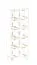 Woonwand Nordkapp 02, kleur: Hickory Jackson / zwart - Afmetingen: 192 x 320 x 45 cm (H x B x D), met twee LED-verlichtingen