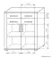 Ladekast /dressoir Aitape 47, kleur: donker Sonoma eiken / licht Sonoma eiken - afmetingen: 105 x 90 x 40 cm (H x B x D)