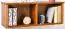 wandrek / hangplank massief grenen, kleur eiken Junco 334 - 30 x 80 x 24 cm (H x B x D)