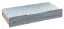 onderschuifbed voor tienerbed / jeugdbed Hermann 01, massief grenen kleur: wit gebleekt / grijs - 90 x 190 cm (B x L)