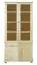vitrinekast / servieskast massief grenen natuur Junco 39 - afmetingen 195 x 84 x 42 cm