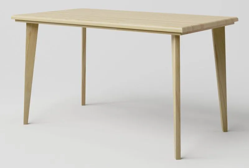 Eettafel massief grenen natuur Aurornis 71 - Afmetingen: 140 x 80 cm (B x D)