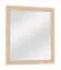 Spiegel Ainsa 17, kleur: eiken bruin - 70 x 65 x 2 cm (h x b x d)