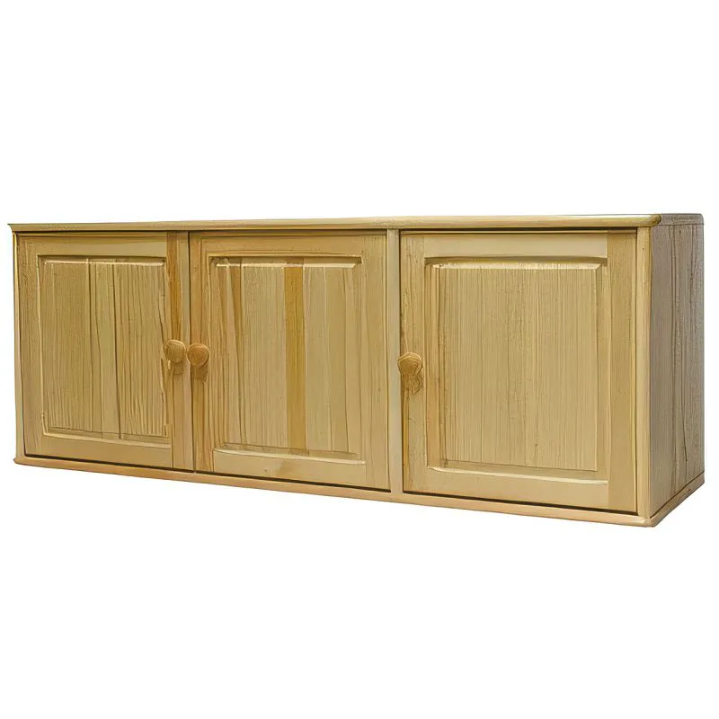 Hangkast massief grenenhout natuur 024 - afmetingen 50 x 120 x 60 cm (h x b x d)