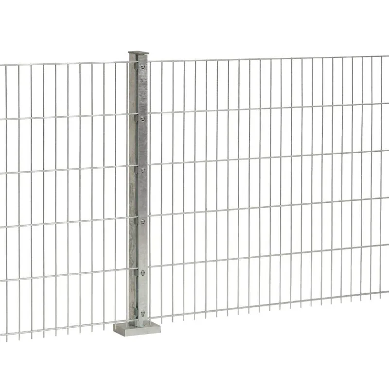 Dubbele staafmat hekwerk Goliath 8/6/8 mm, Uitvoering: verzinkt, Hoogte: 183 cm, Lengte: 251 cm