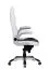 Gamingstoel / bureaustoel Apolo 49, kleur: wit / zwart / grijs, met 5-punts multi-blok schommelmechanisme