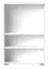 Schuhschrank Garim 50, Farbe: Weiß Hochglanz - Abmessungen: 117 x 76 x 35 cm (H x B x T)