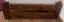 kinderbed / jeugdbed massief grenenhout, kleur walnoten A7, incl. lattenbodem - afmetingen: 90 x 200 cm