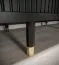 Kledingkast met modern design Jotunheimen 152, kleur: Zwart - Afmetingen: 208 x 180,5 x 62 cm (H x B x D)