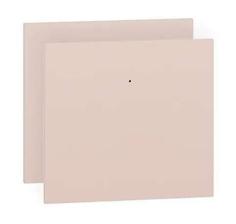 Ladefront Egvad, set van 2, kleur: poederroze - Afmetingen: 34 x 37 x 2 cm (H x B x D)