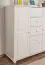 dressoir / ladekast massief grenen, wit gelakt Junco 158 - Afmetingen 123 x 121 x 42 cm