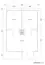 tuinhuis / chalet Scharnock 07 incl. vloer - 70 mm blokhut profielplanken, grondoppervlakte: 24,1 m², zadeldak