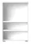Schoenenkast Garim 50, kleur: wit hoogglans - Afmetingen: 117 x 76 x 35 cm (H x B x D)