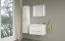 Badezimmermöbel - Set AK Rajkot, 3-teilig inkl. Waschtisch / Waschbecken, Farbe: Weiß glänzend