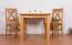 Tafel massief grenen kleur elzenhout Junco 239B - (vierkant) 90 x 90 cm (B x D)