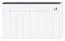 Oberer LED-Rahmen für Drehtürenschrank / Kleiderschrank Faleasiu und Anbaumodule, 2er Set, Farbe: Weiß - Breite: 181 cm