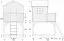 kinderspeelhuisje / kindertuinhuisje S20A, dak: grijs - Afmetingen: 150 x 251 cm (B x D)