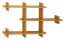 wandrek / hangplank Grogol 10, kleur: elzen - Afmetingen: 40 x 80 x 20 cm (H x B x D)
