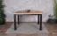 Stijlvolle eettafel Varbas 02, tweekleurig, eiken Gold Craft / matzwart, 120 x 80 cm, stevige constructie, duurzame keukentafel, modern