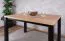 Stijlvolle eettafel Varbas 02, tweekleurig, eiken Gold Craft / matzwart, 120 x 80 cm, stevige constructie, duurzame keukentafel, modern