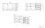 Sideboard kast /dressoir Lincolnia 04, kleur: eiken / zwart - afmetingen: 85 x 160 x 40 cm (H x B x D), met 2 deuren, 3 laden en 4 vakken
