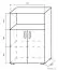 Lowboard kast/  ladekast Garut 13 ladekast, kleur: Sonoma eiken - Afmetingen: 118 x 80 x 40 cm (H x B x D)
